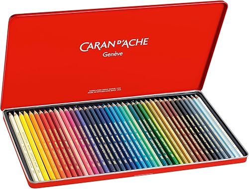 Miniatura 6 de CREATIVE ART MATERIALS Caran D'ache Supracolor Caja de Metal Set De 12 (3888.312)