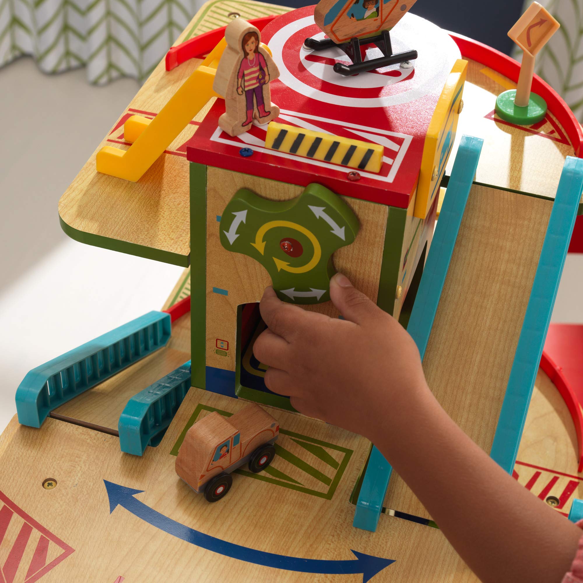 KidKraft Wash N Go Wooden Car Garage Playset, Multi Buy Online in