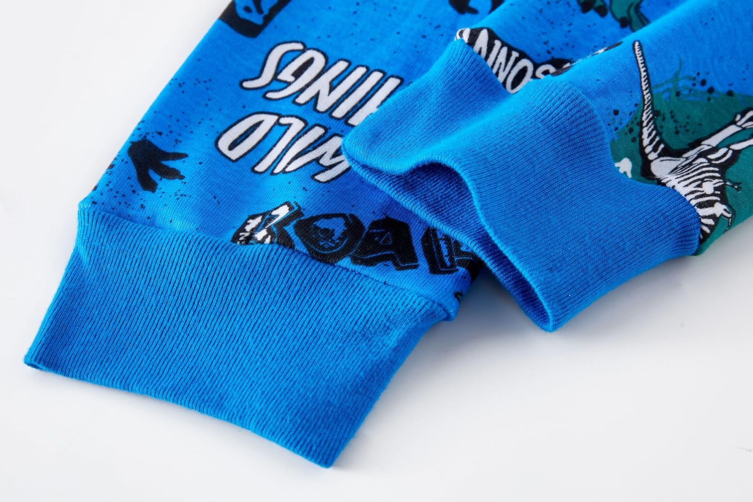 Pajamas for Boys Dinosaur Rocket Space 4-Piece PJs Long Sleeve Sets Sleepwear 2-12 Years - Image 4