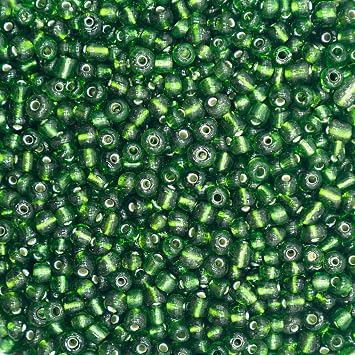 3mm Craft Glass Seed Beads Bulk, 4000 Pcs Jewelry Making Pony Beads for Bracelet, Waist, Neckalce Waist Earring DIY Craft Olive Green
