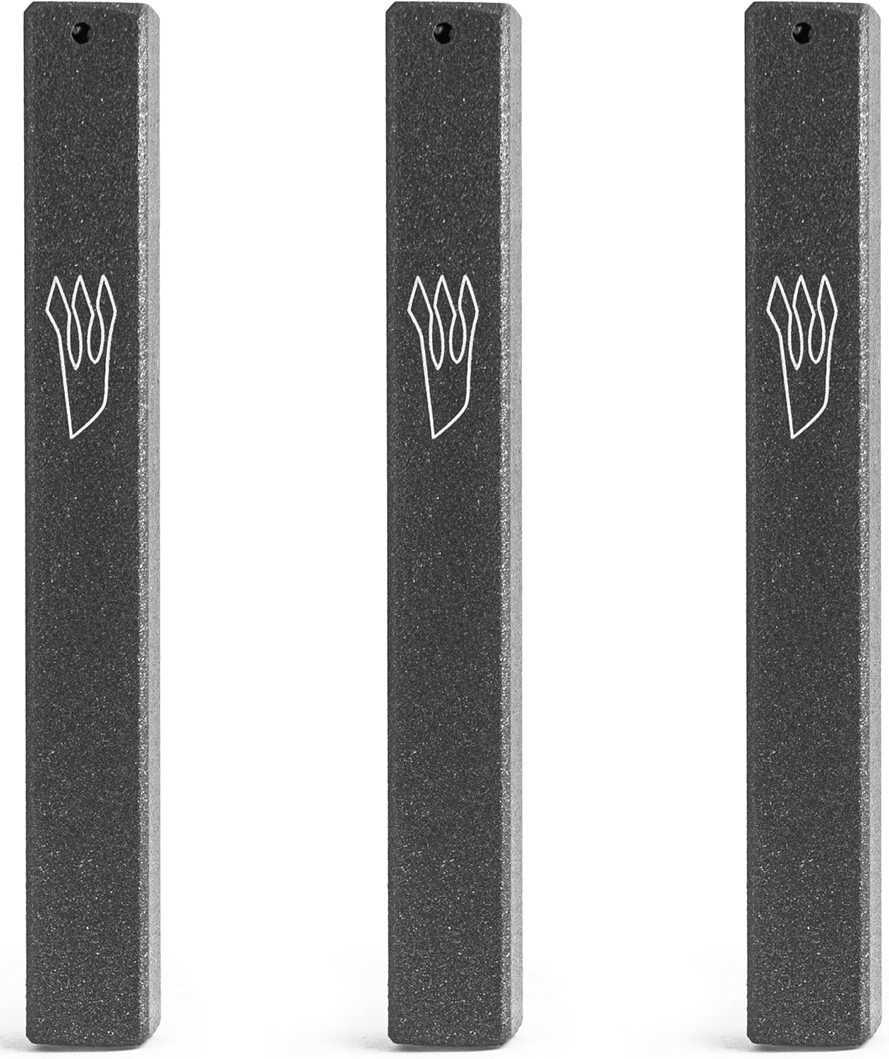 HolYudaica 3Pack Classic Aluminum Mezuzah Case for Mezuzah Scroll