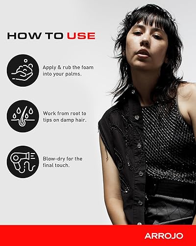 Miniatura 7 de Mousse for Hair Volume - Mousse de espuma para el cabello sin sulfatos y parabenos - Mousse voluminizador para cabello fino con vitamina B5,