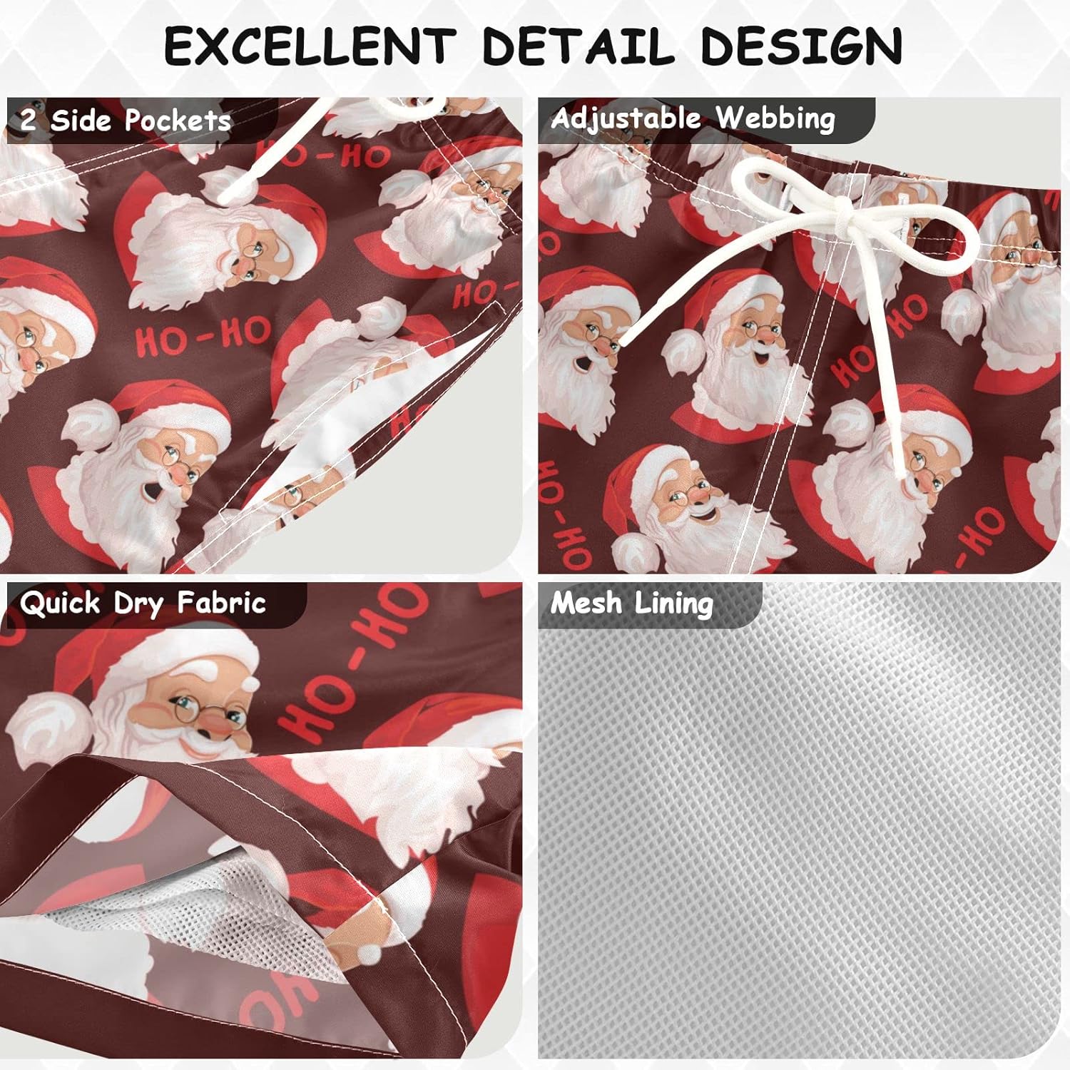 visesunny Boys Surfing Board Shorts Quick Dry Boys Swim Shorts s Swim Trunks Size from 2T to 14/16 - Image 3