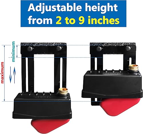 Miniatura 2 de Nivelador de agua para piscina, altura ajustable de 2 a 9 pulgadas, mantiene automáticamente el nivel de agua establecido