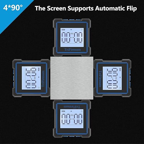 Miniatura 7 de Buscador de ángulo digital y nivel electrónico,Nivel digital 3 en 1transportadorinclinómetromedidor de ángulo,Caja de nivel magnético