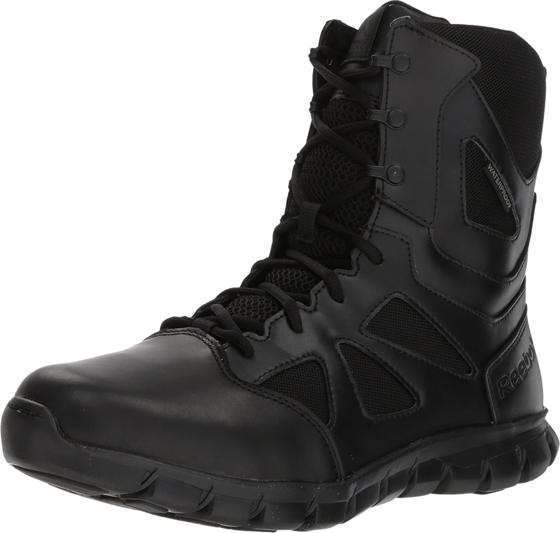 Reebok Men's Sublite Cushion Tactical RB8806 Military Boot, Black