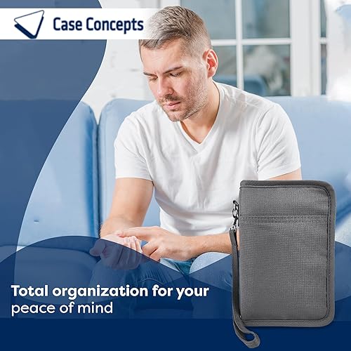 Miniatura 9 de Case Concepts - Estuche de suministros para diabetes - Estuche de almacenamiento portátil y organizador medidor de glucosa, insulina y accesorios -