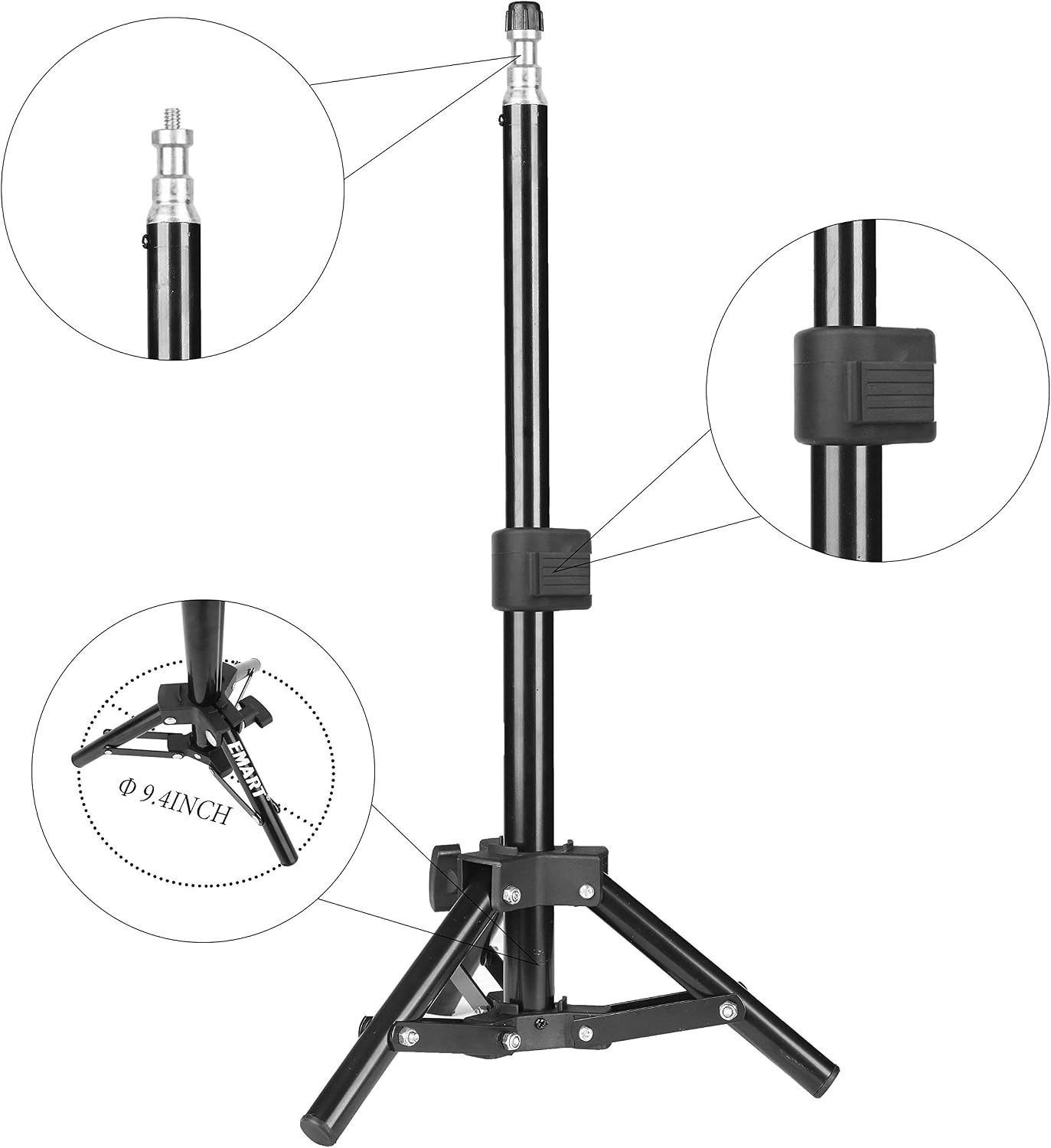 Emart 2 x 15W Table Top Photography Studio LED Lighting Kit with Light Stand Tripod