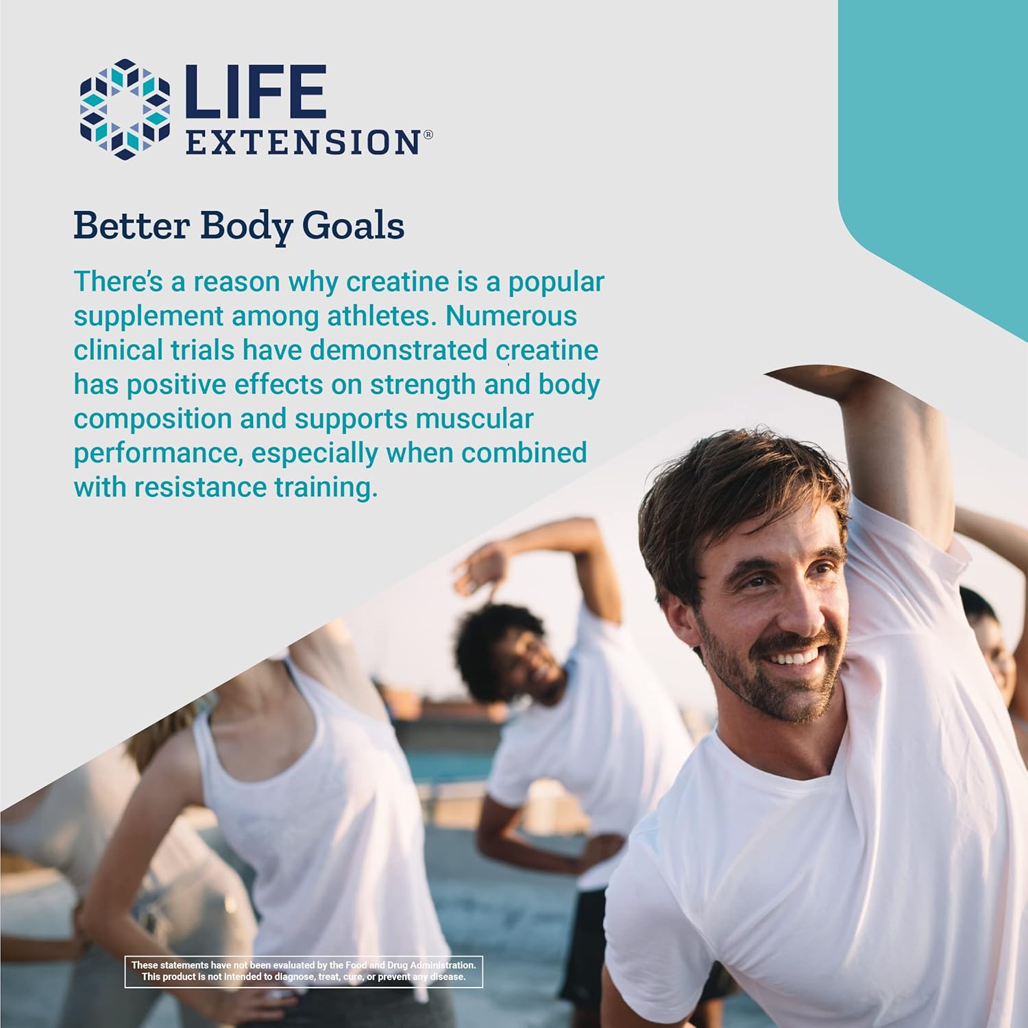 Life Extension Creatine Capsules – For Healthy Muscle Performance - Energy Support Supplement Pills - Non-GMO, Gluten Free – 120 Capsules : Health & Household