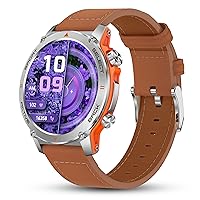 Popglory Smartwatch Uomo Donna, 1.43" AMOLED Orologio Chiamate