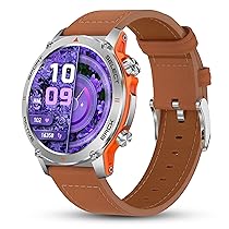 Popglory Smartwatch Uomo Donna, 1.43″ AMOLED Orologio Chiamate, Orologio Digitale con Frequenza Cardia, SpO2, Pressione Sanguigna, Sonno, Contapassi, 110+ Sportive Fitness Tracker (No GPS Navigatore)
