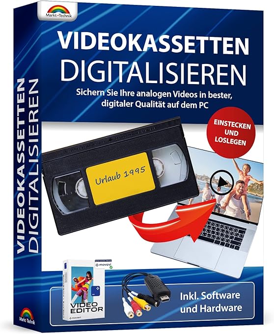 Videokassetten Digitalisieren 2023 analog Audio und Video Konverter