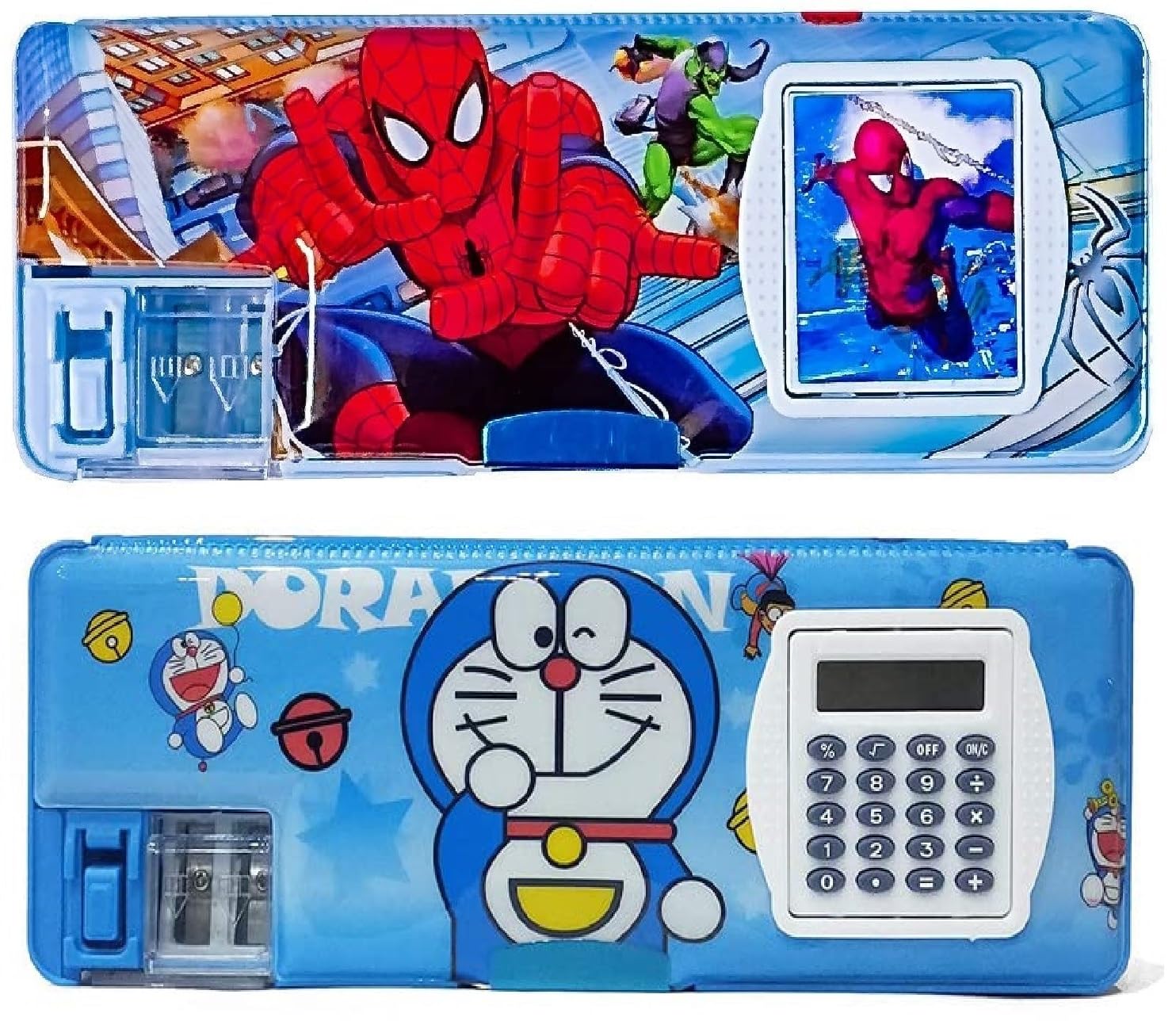 Calculator Pencil Box Double Side Open for Boys and Girls (B0CQR9V7X6) Amazon Price History, Amazon Price Tracker