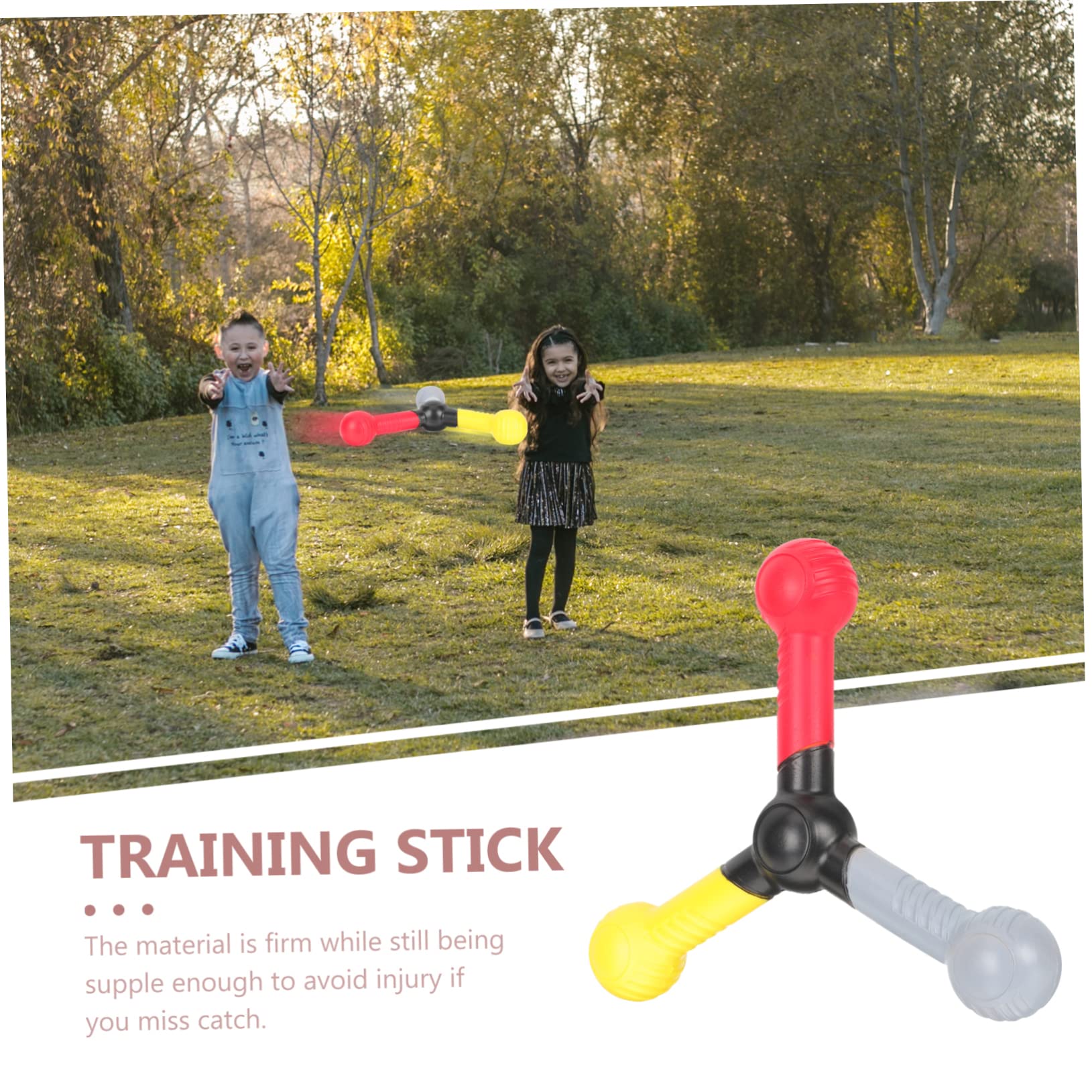 BESPORTBLE Reaction Training Stick Hand-eye Coordination Tool for Boys and Girls Adults