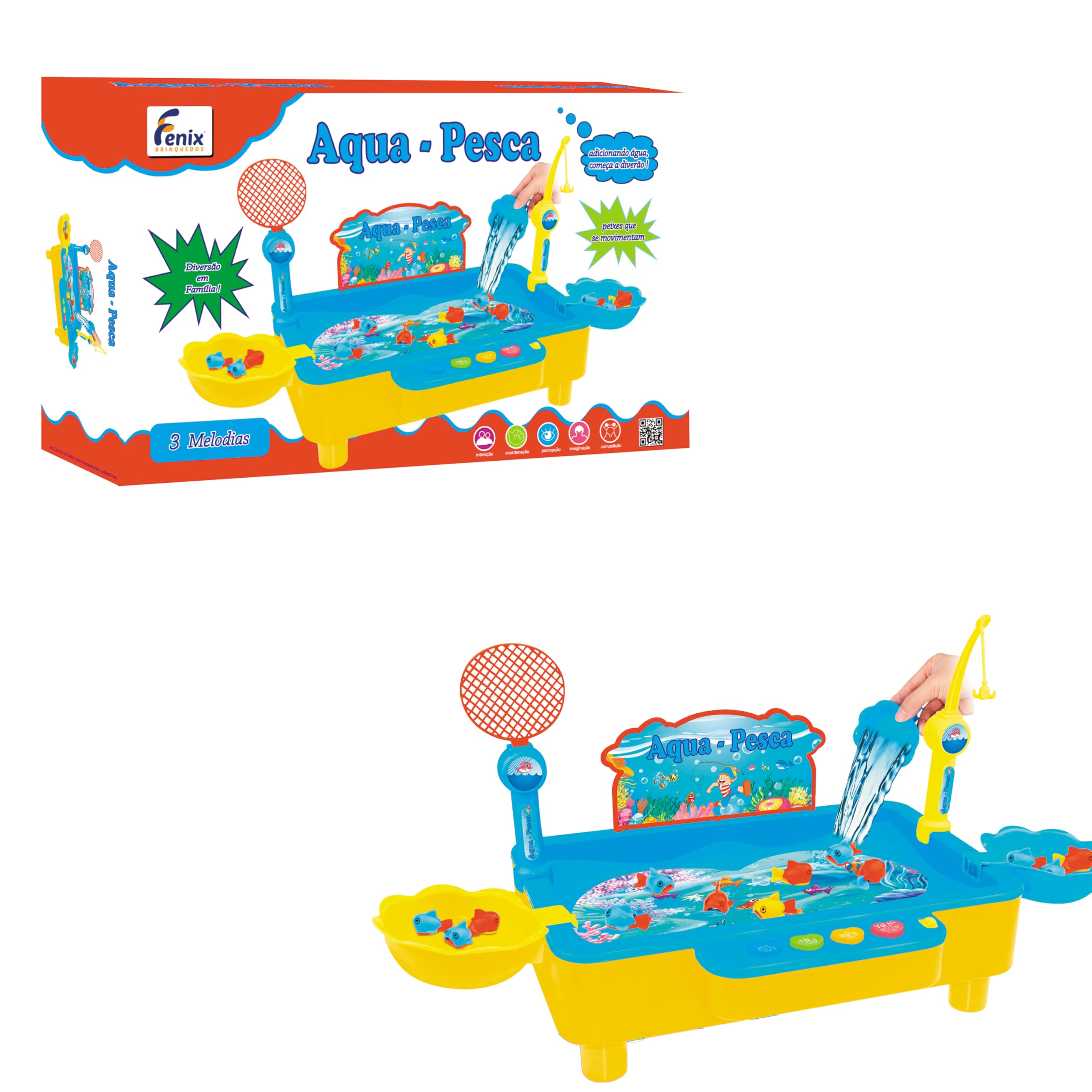 Jogo Aqua-Pesca Fenix Amarelo | Amazon.com.br