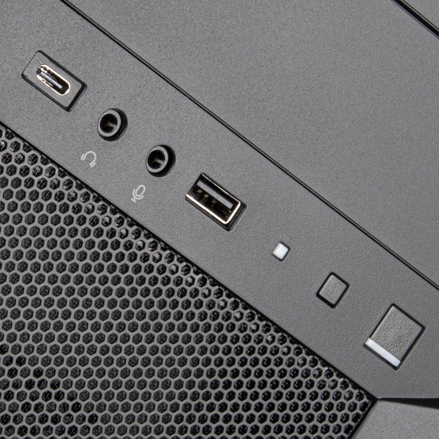 Silverstone Technology FARA 313 Compact Micro-ATX Tower Chassis with Excellent Drive Compatibility and Type-C Port, SST-FA313-B-C