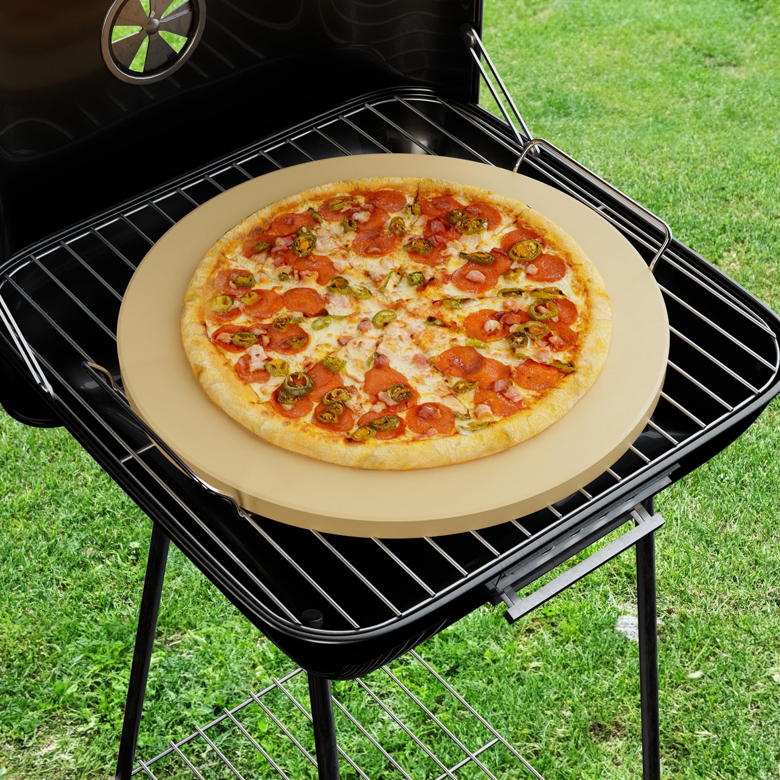 Caprihom Pizza Stone Round 16 Inch