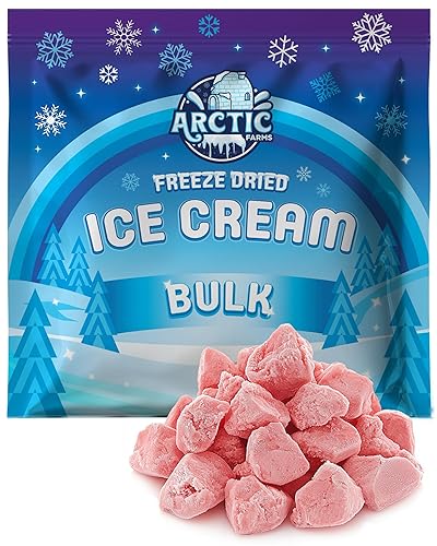 Miniatura 281 de Arctic Farms Brocas de helado liofilizadas empaquetadas y en caja, no se derrite (mezcla napolitana, 2.5 onzas)