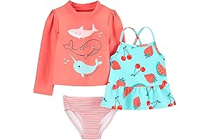 Toddler Girls' Assorted Rashguard Sets by Simple Joys by Carter's