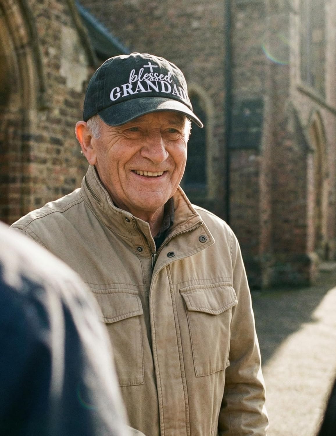 InnoBeta Blessed Grandad Gifts Hat for Men, Grandad Gifts for Christmas, Birthday, Adjustable Embroidered Baseball Cap - Image 4