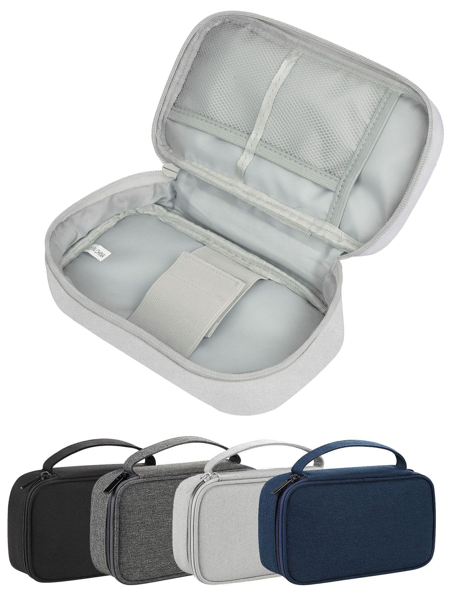 Arae Elektronik Organizer Tasche Kabel Tech Pouch Einfachschicht 25x12x6,5cm - Leichtgewicht Aufbewahrung mit Feuchtigkeitsschutz für Reise und Büro, L