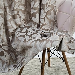 haus & kinder Printed Jacquard Window Curtain 5 Feet Long Pack of 1 Window Curtain, 5 Feet Curtain for Window (Botanic Hus... Price In India