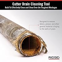 Vista 7 de RIDGID Paquete de máquina de limpieza de drenaje K-400 con cortador T-232 y accesorios