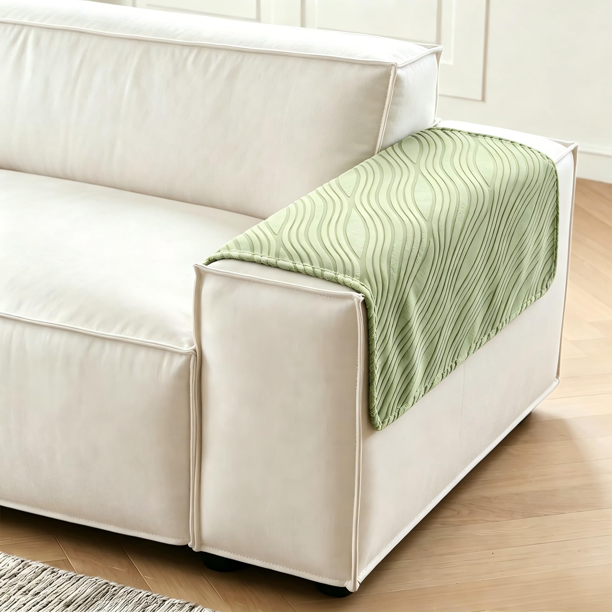 Sofa Armrest Covers, 2PCS Elastic Non Slip High Elasticity Sofa Covers — image 1