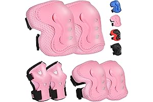 Complete Kids Safety Gear Set (3-12 Years): Elbow, Knee, Wrist Protection