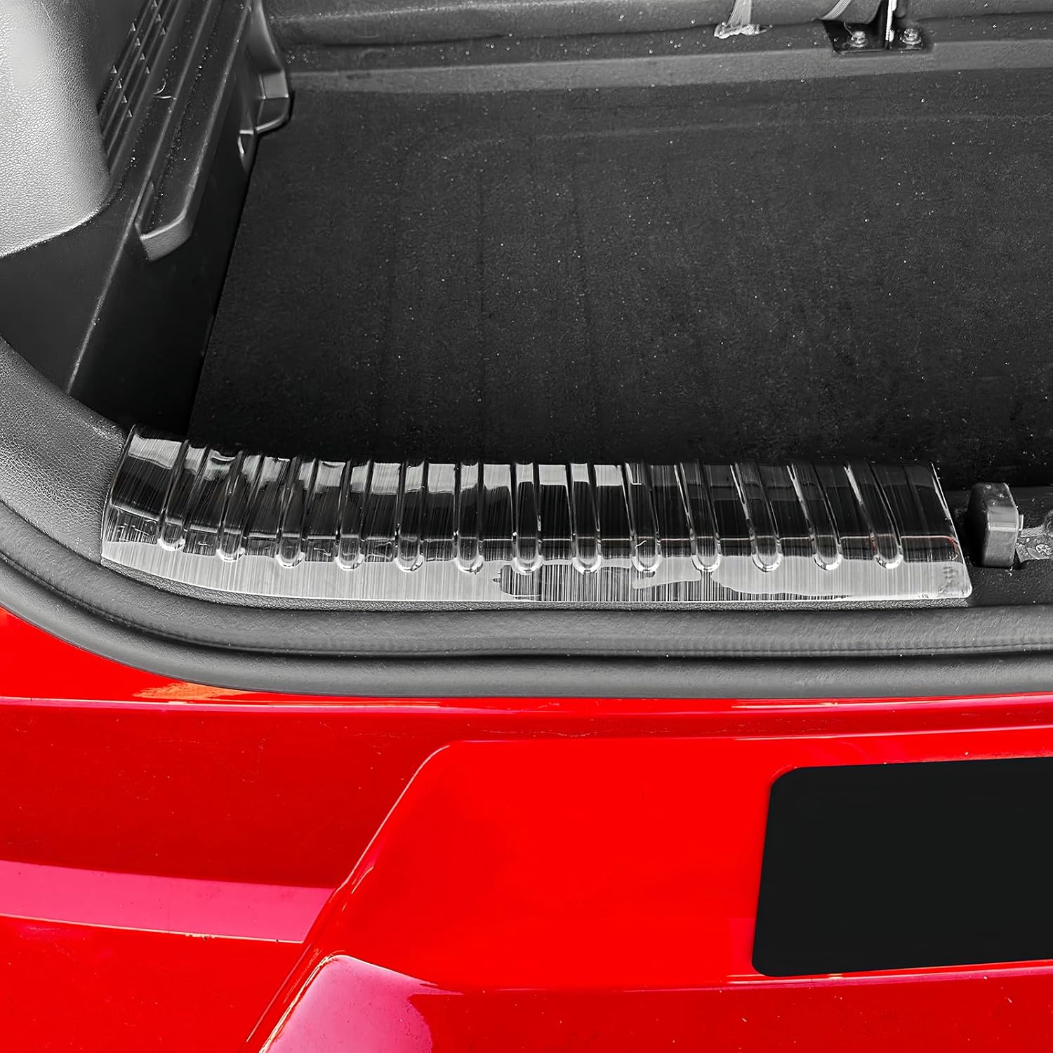 Stainless Steel Rear Bumper Protector Compatible with Kia Soul 2020-2026 Accessories (Black)