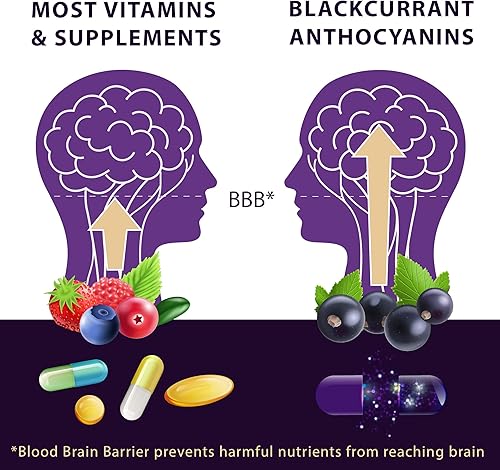 Miniatura 4 de Vision Smart Supreme - Suplemento superior para los ojos, ingredientes nutracéuticos premium con 210 mg de antocianinas puras de D3R y C3R, cápsulas