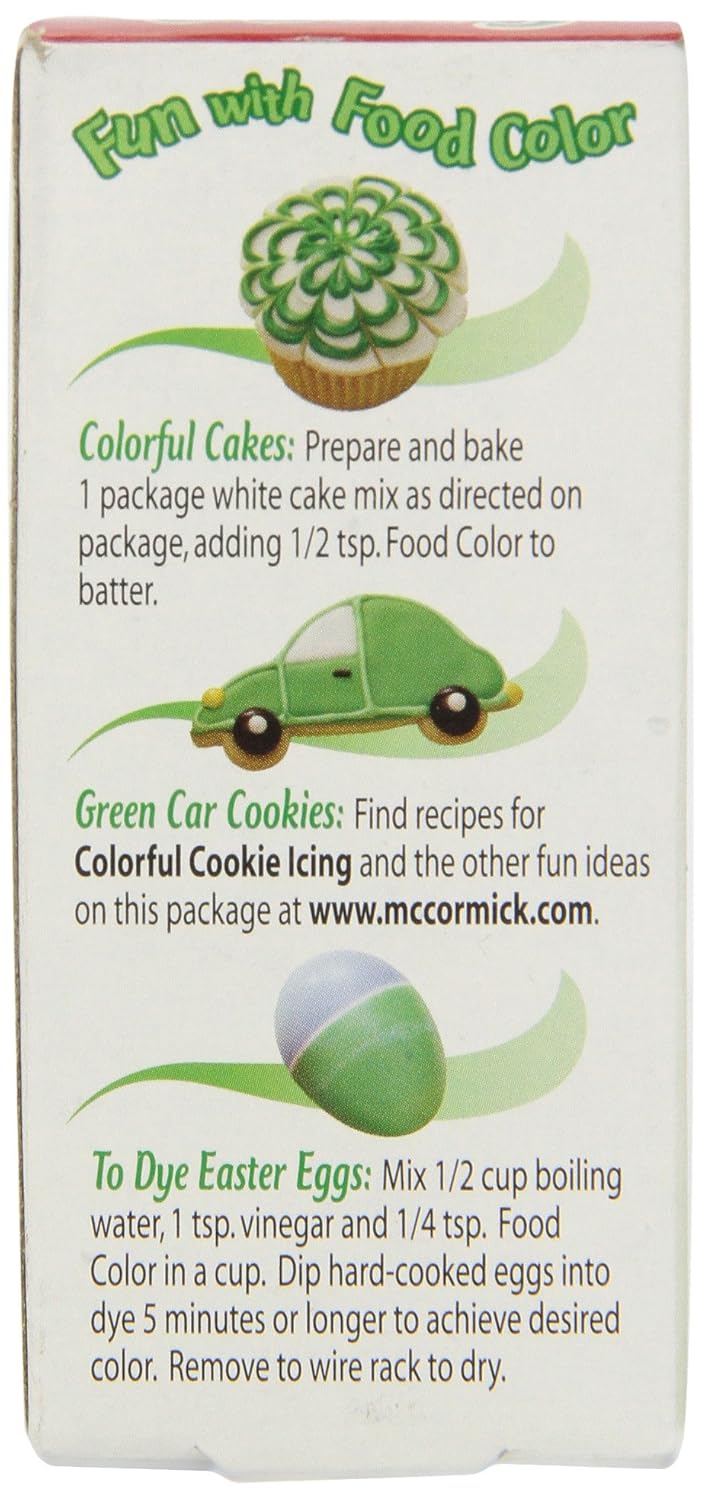 McCormick Food Color, Green, 1 fl oz : Grocery & Gourmet Food