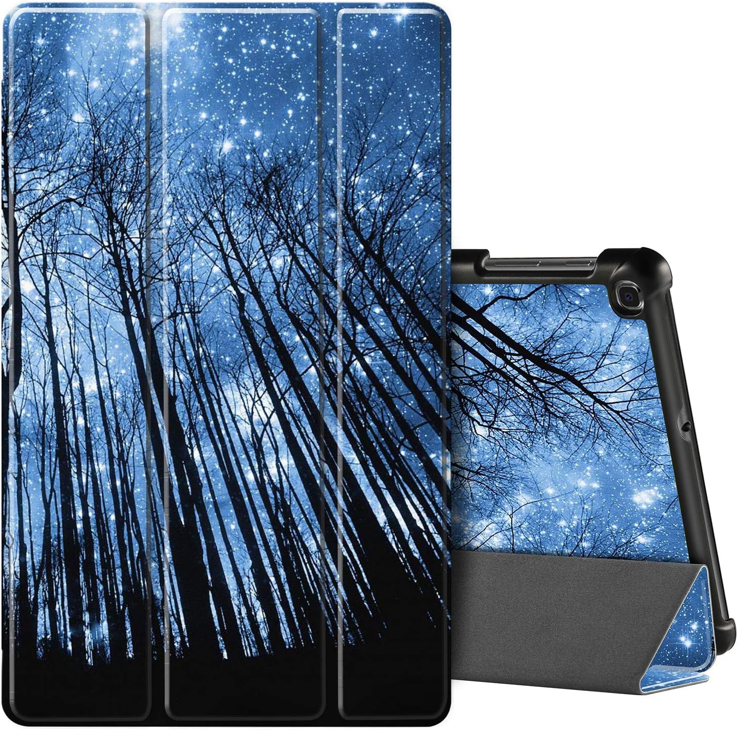 EasyAcc Case for Samsung Galaxy Tab A 10.1 2019 - Ultra Slim Lightweight Cover with Stand Function Compatible for Samsung Galaxy Tab A T510/ T515 10.1 inch 2019 (Starry Sky)