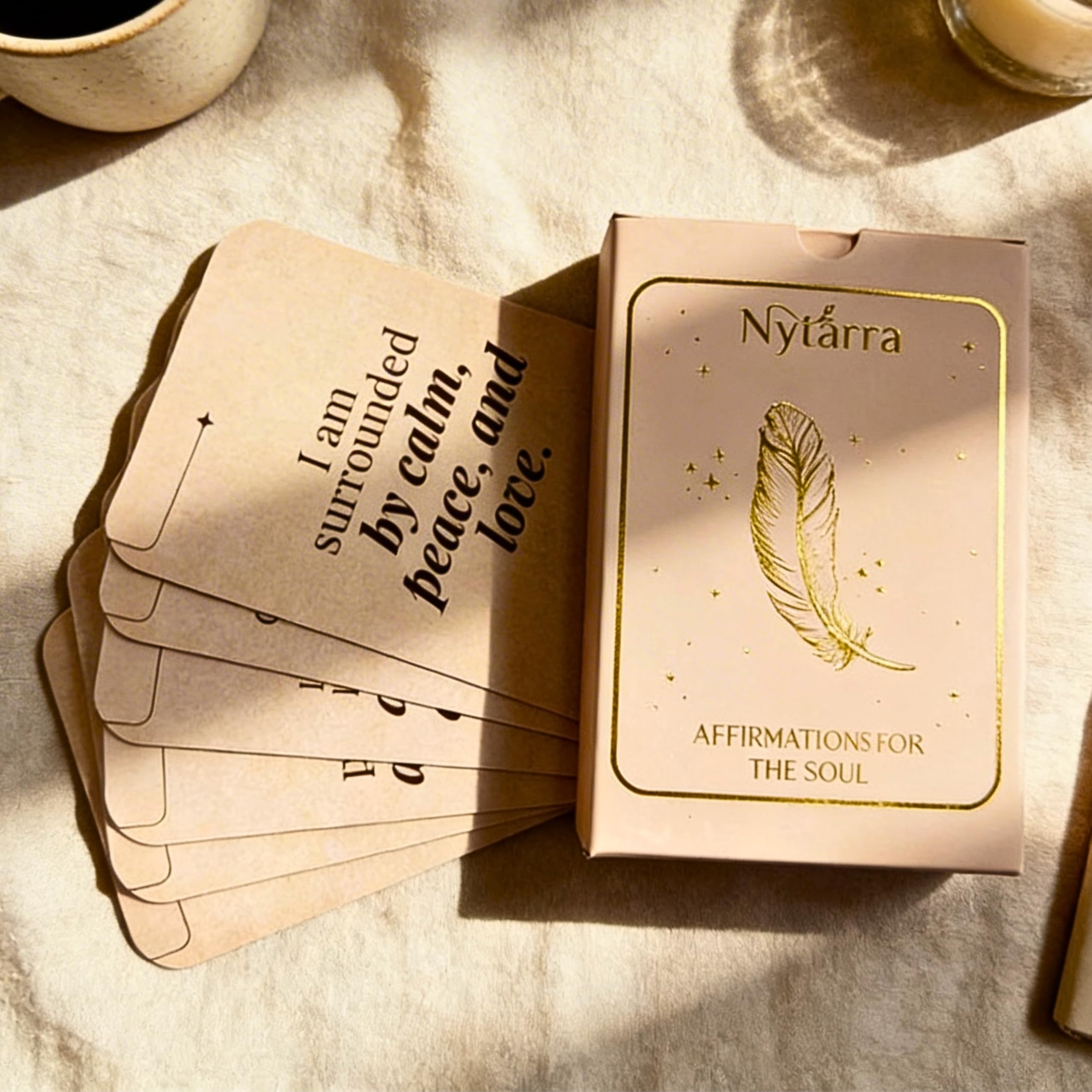 Nytarra 21 Daily Affirmation Cards for Self Love & Positive Thinking | Manifestation & Motivation Deck for Mental Wellness, Stress Relief, Success & Financial Abundance | Unique Gift for Men & Women-image-49