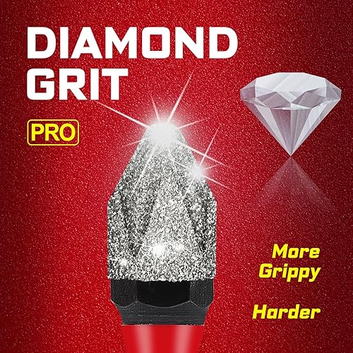 Miniatura 3 de Geinxurn Juego de 20 puntas de destornillador de impacto con revestimiento de diamante, puntas de destornillador Phillips #2 de 2 pulgadas, juego de