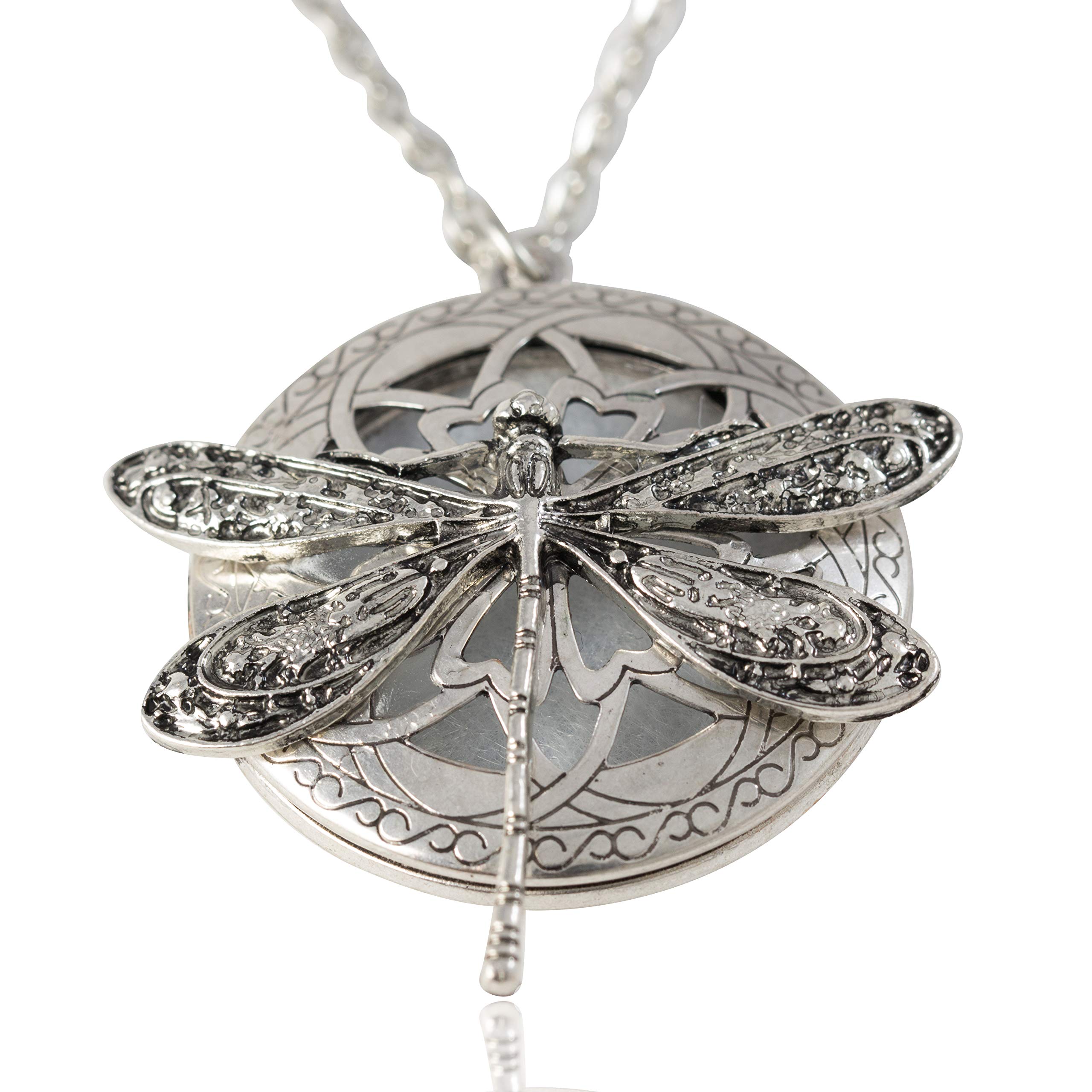Soul Statement Diffuser Necklace: Essential Oil Necklaces for Women Aromatherapy Locket