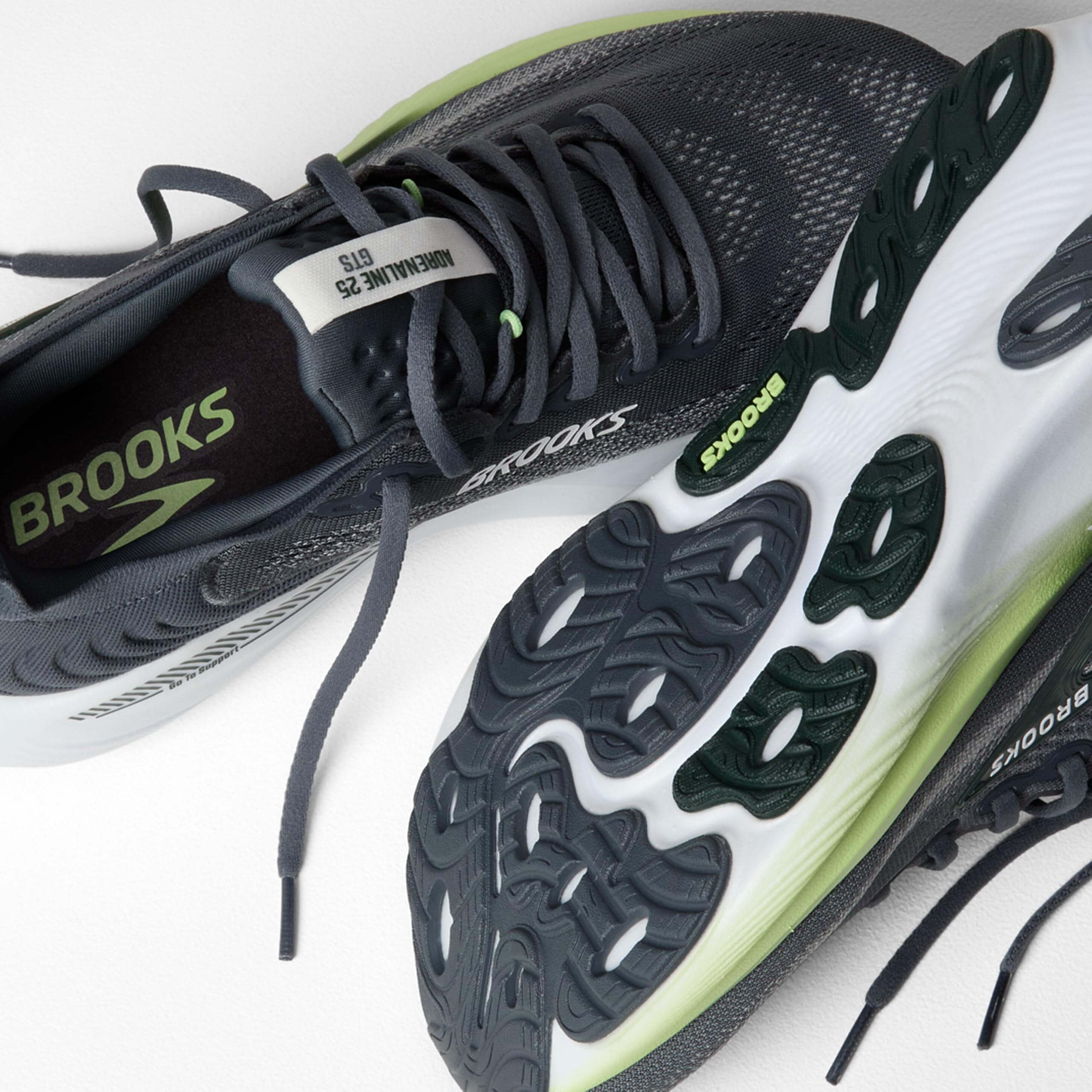 Brooks Adrenalina GTS 25 Grey/Paradise Green/Spruce