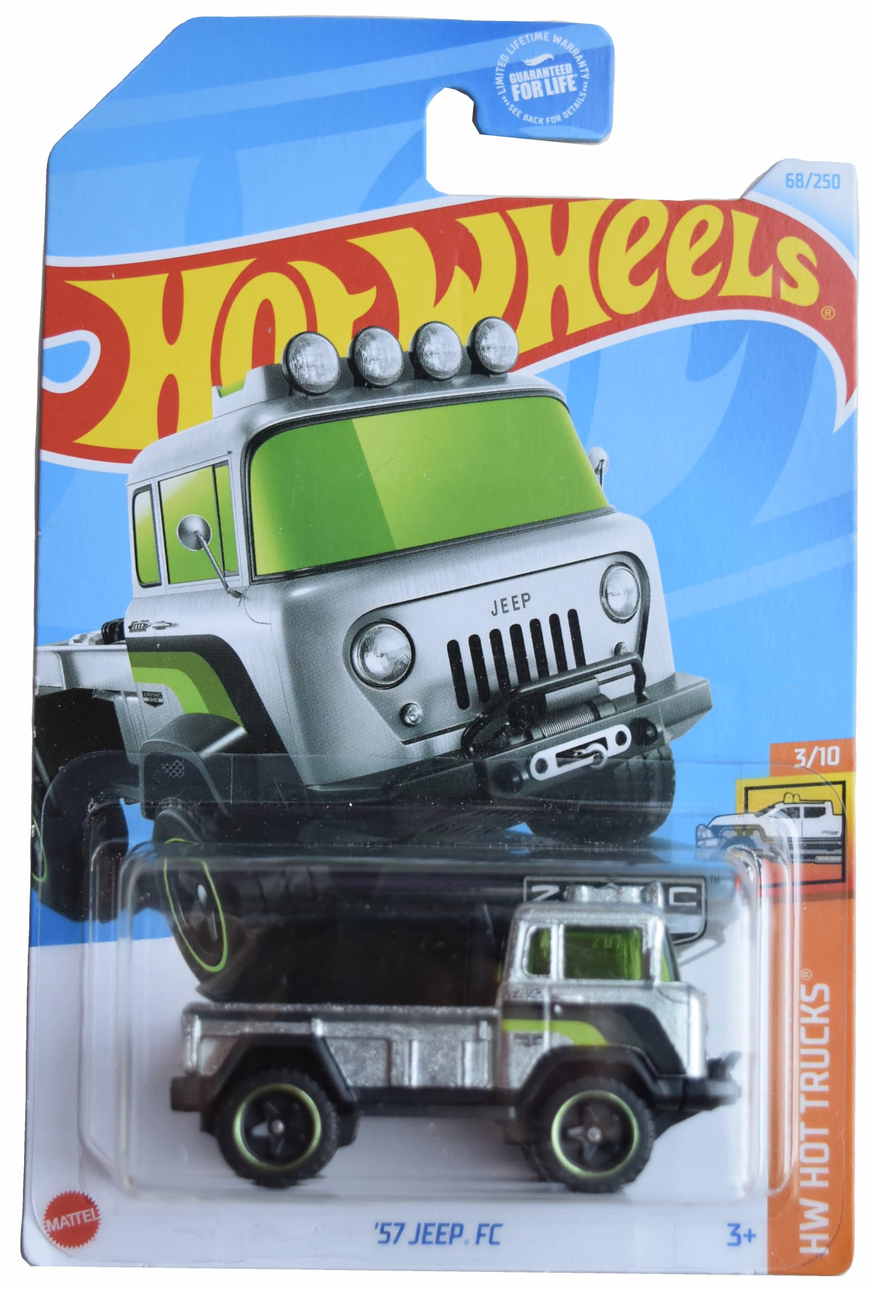 Amazon.com: Hot Wheels Zamac '57 Jeep FC, HW Hot Trucks 3/10