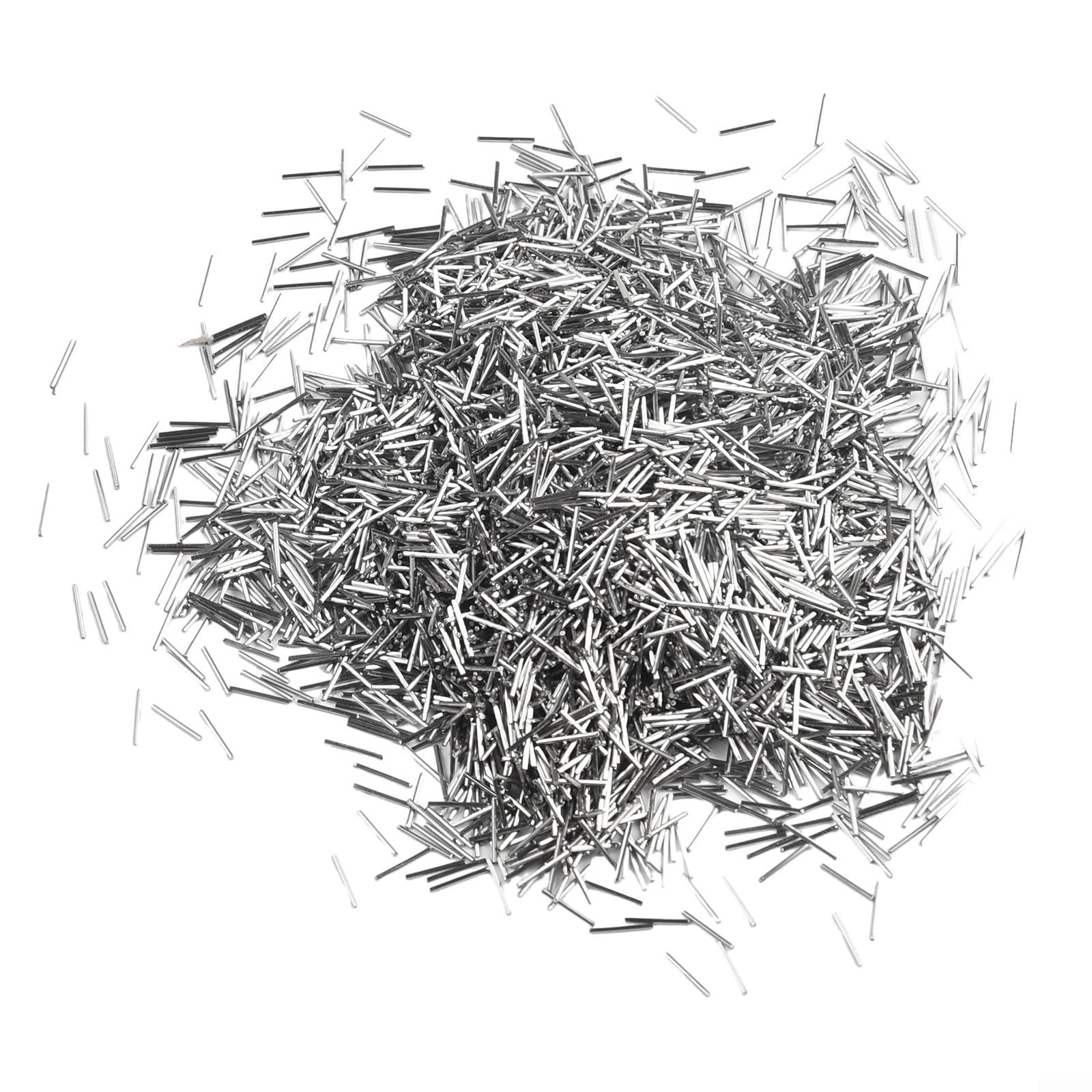 Besttoolifes Aiguille de polissage magnétique, 1 kg en acier inoxydable - 0,7 mm de diamètre - 5 mm de long - Aiguille magnétique de polissage et d'ébavurage abrasif (0,4 x 5 mm)