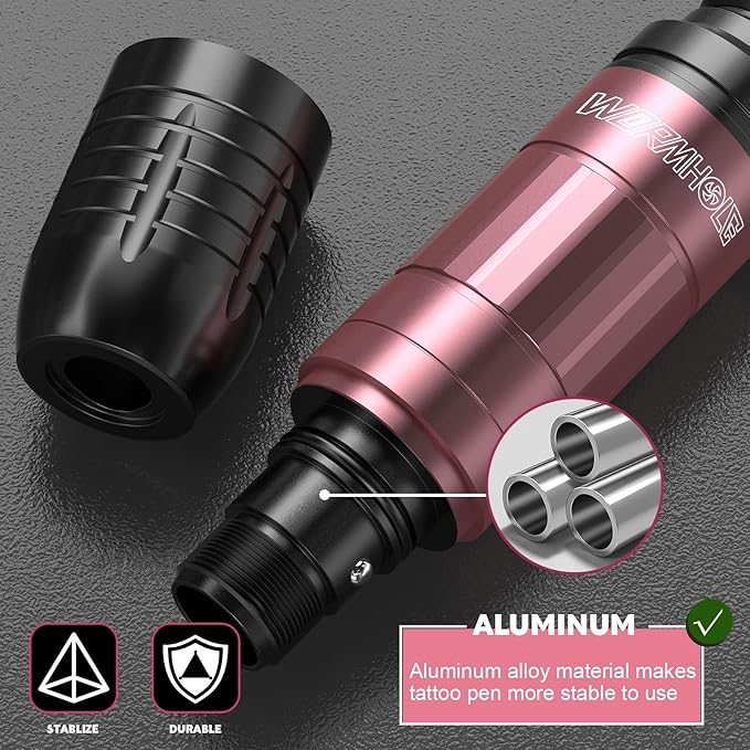 Kit Máquina Tatuar Pen Rotativa WTK260-US Recargable con Pan miniatura 6