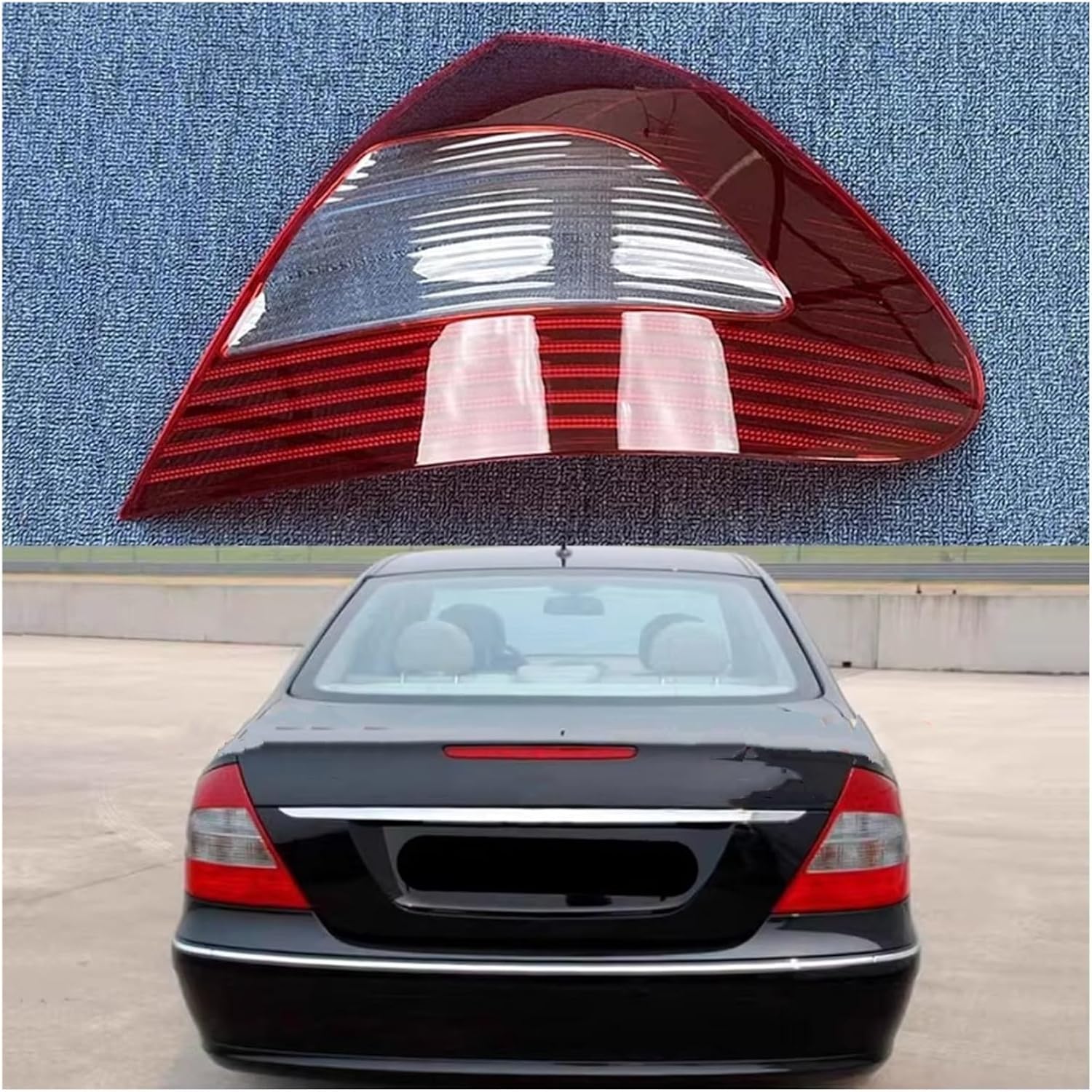 Tail Lamp cover For Benz For E-Class W211 2006 2007 2008 Car Taillight Shell Rear Signal Parking Lights Cover Accessories (1PCS right side)