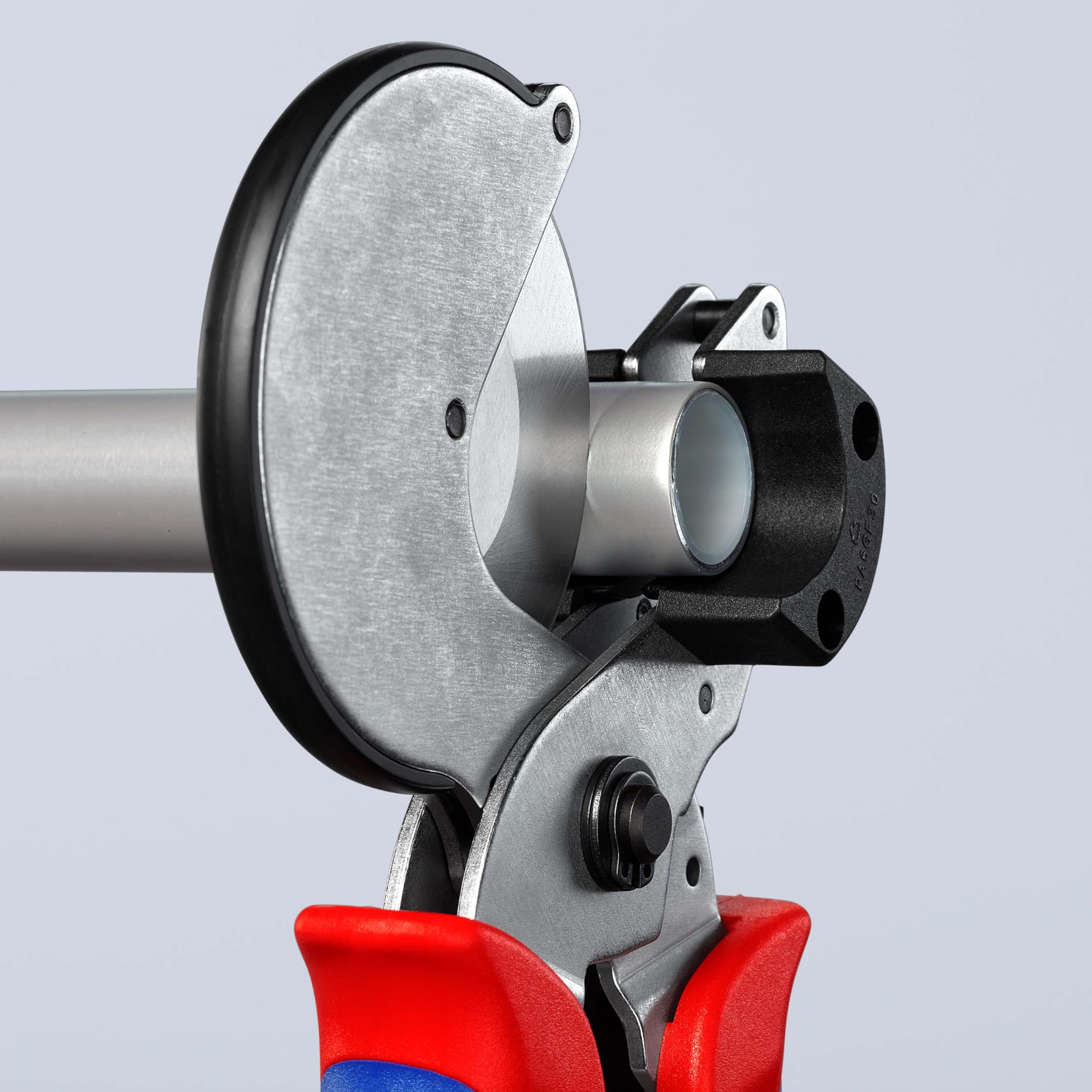 KNIPEX Cortatubos para tubos multicapa y de plástico cromado con mangos multicomponente 210 mm, 90 25 25