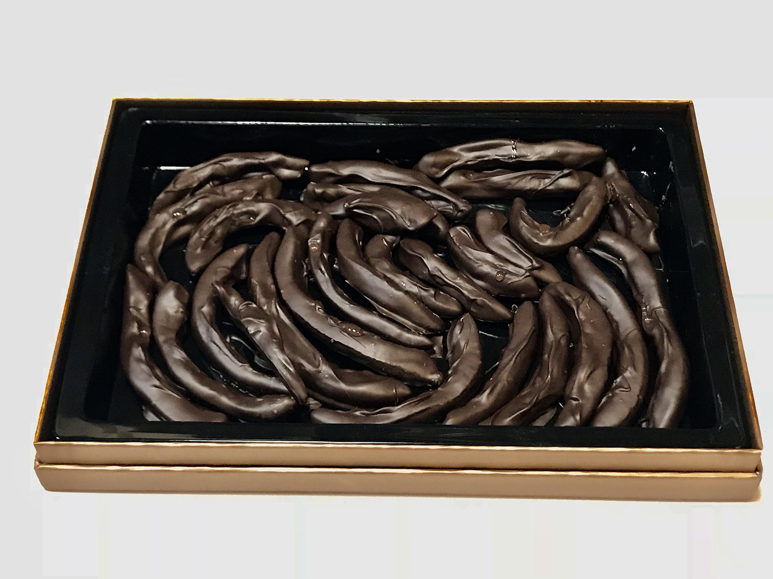 Vegan Dark Chocolate Covered Orange Peels, Miami Beach Chocolates (1 LB)