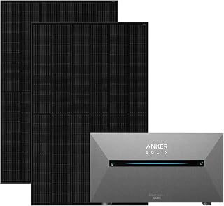 910W Balkonkraftwerk mit 2×455Wp JA Solar Modulen bifazial, inkl. Anker Solarbank 2 Pro Speicher(1600Wh), 4 MPPTs(2400W), ohne Halterung