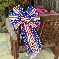 Vista 124 de Arco de corona de arpillera negra con alambre, 10 pulgadas de ancho, colas largas de 18 pulgadas, cinta de Navidad, decoración de puerta delantera