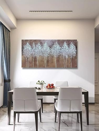 Miniatura 5 de Yika Art Pinturas 3D, pintura al óleo abstracta moderna pintada a mano sobre lienzo, obra de arte abstracta, imagen de decoración de pared para sala