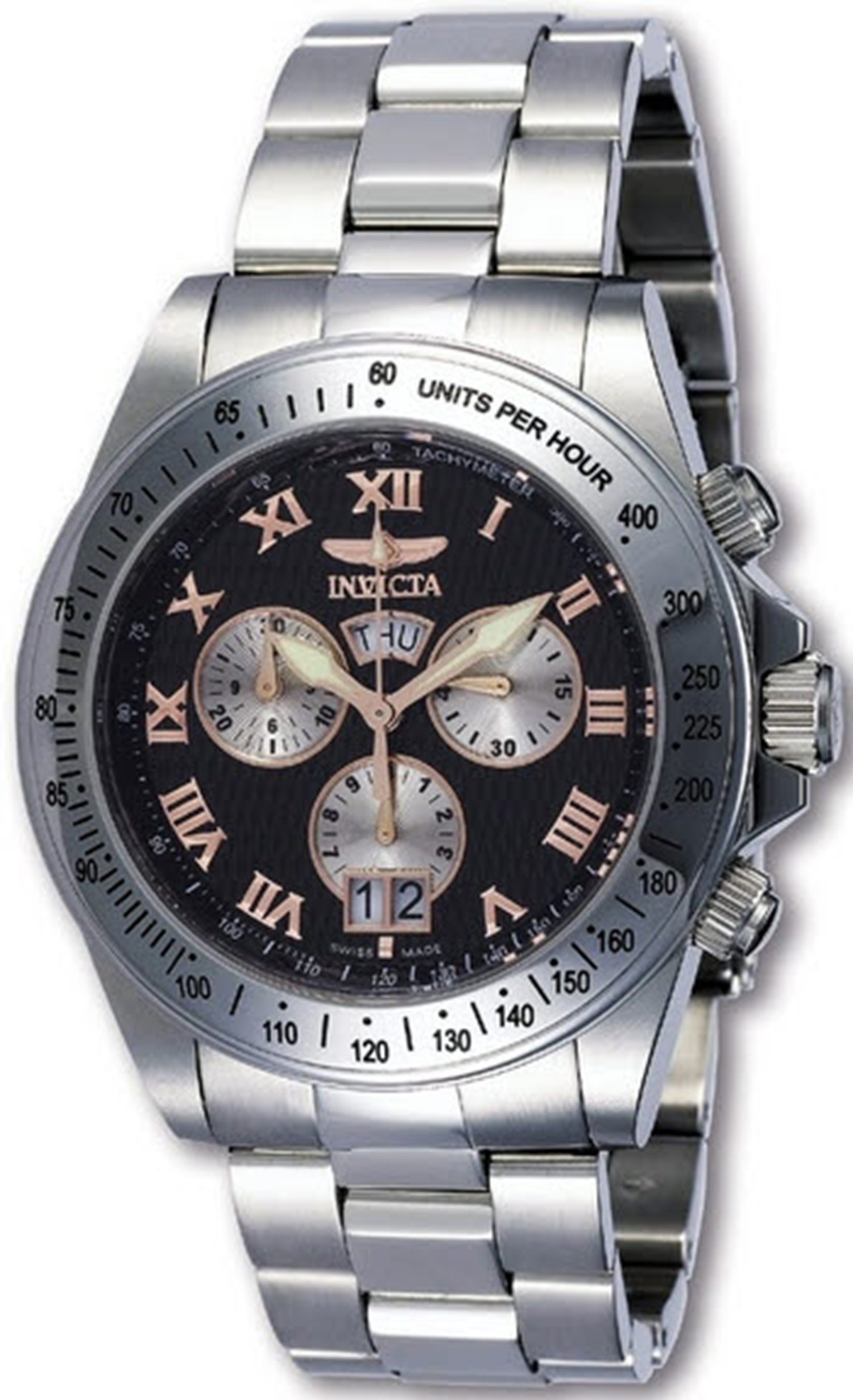 Invicta Men's 2645 Speedway Collection Chronograph Watch, front view.
