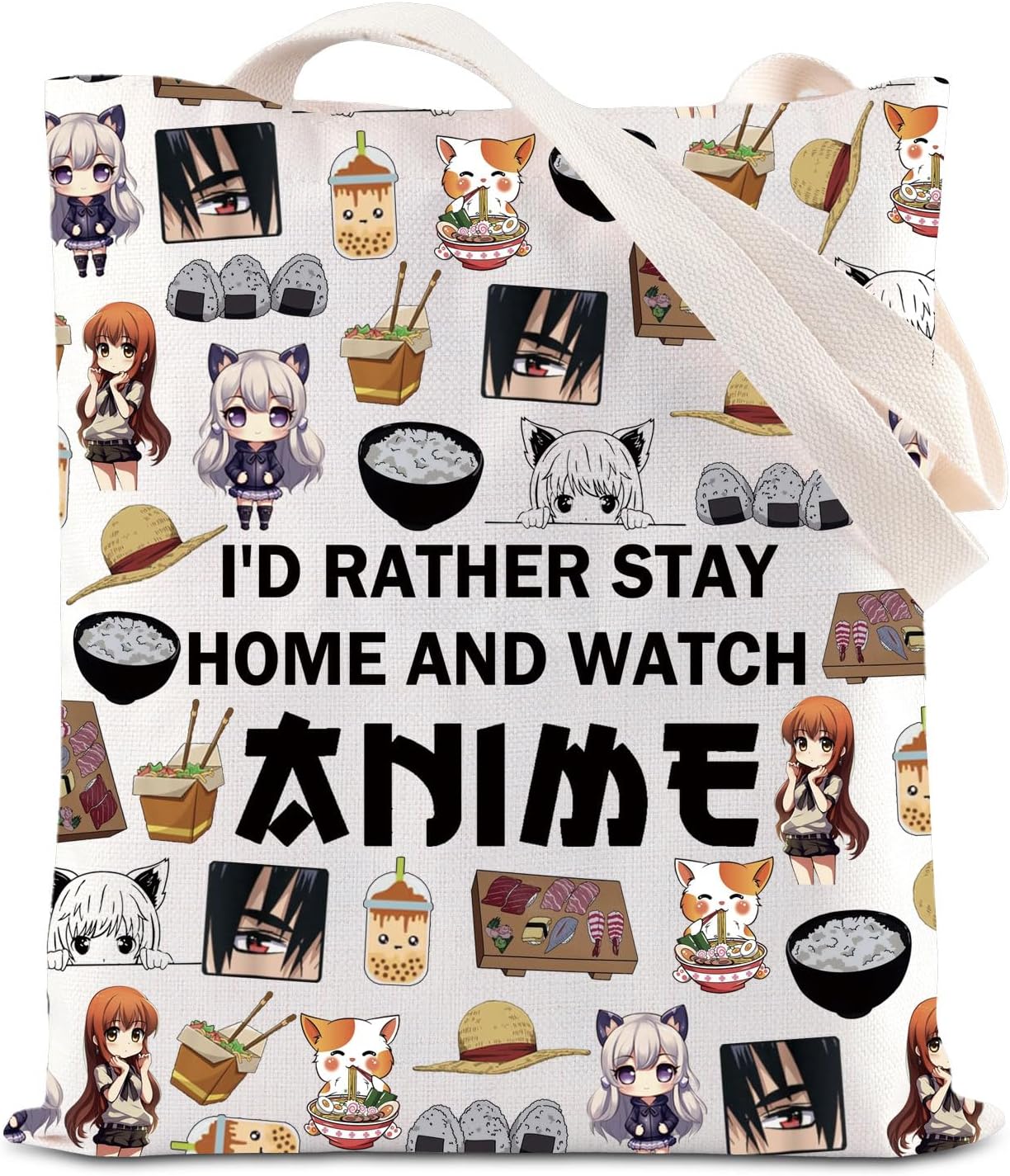 Anime Merchandise Tote Bag Anime Enthusiast Gift Kawaii Japanese Manga Gift Anime Cartoon Gift Anime Character Gift