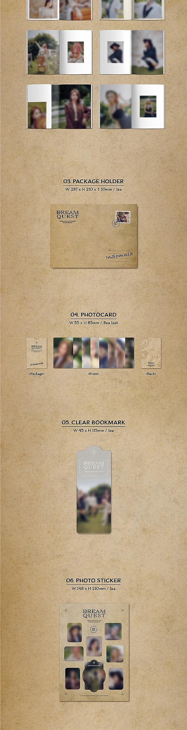 アイドル DREAM CATCHER photocard binder DREAMCATCHER 2020 GOODS - Photocard Binder - DREAMCATCHER