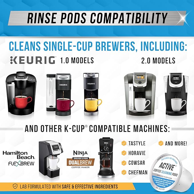 Cápsulas de Limpieza ACTIVE Compatibles con Keurig - 12 Unidades miniatura 2